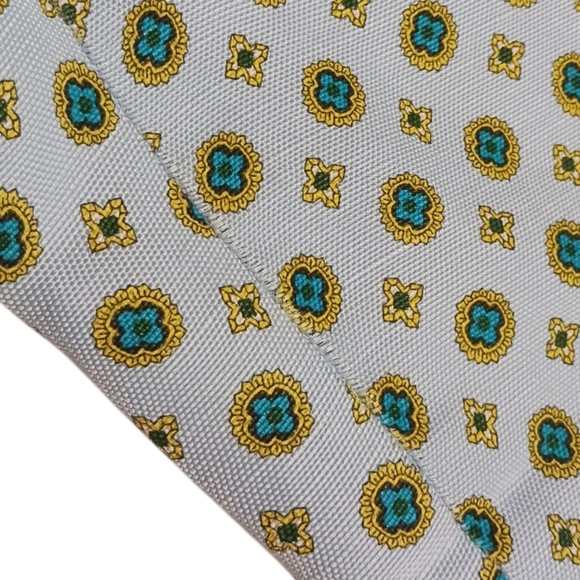 J. Crew Cafe Capri Pants Silk Linen Blue Frost Foulard Print - Picture 7 of 8